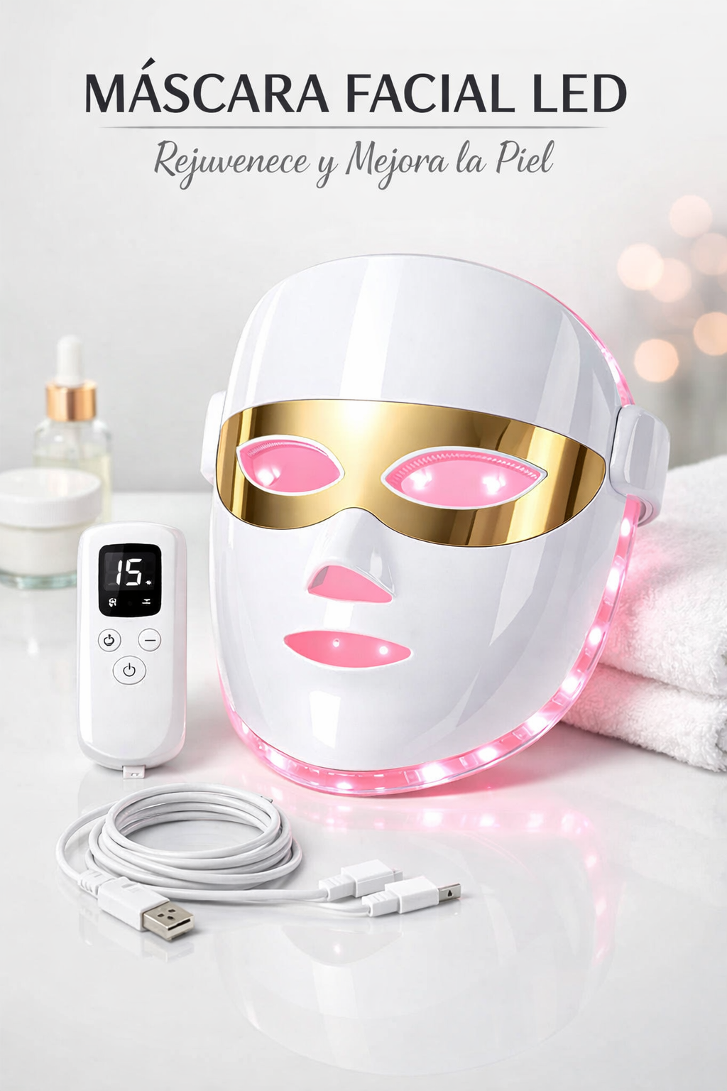 Máscara Facial LED